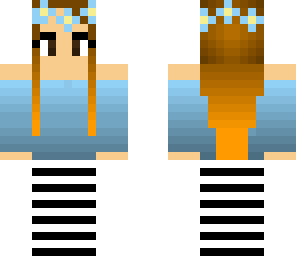 cute blue girl