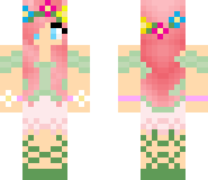 pretty pink flower girl