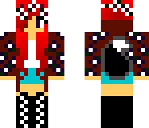 wolf girl with tail and ears
