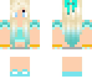 aqua summer girl