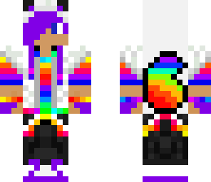 purple rainbow guy