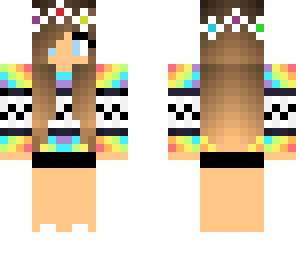 rainbow sweater girl