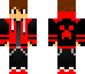 red hoodie