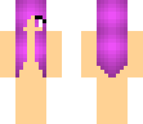 purple hair template