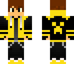 yellow hoodie