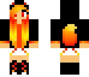 edited fire wolf girl