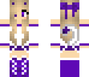 purple neko girl