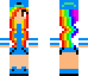 rainbow hair