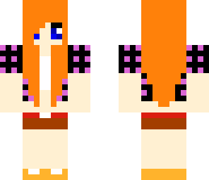 pink checkered girl