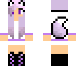 purple girl fox