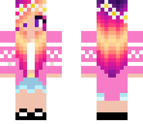 pink hippy girl