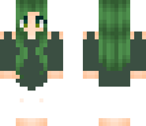 green hair girl