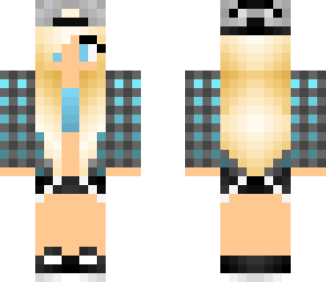 plaid blue tomboy