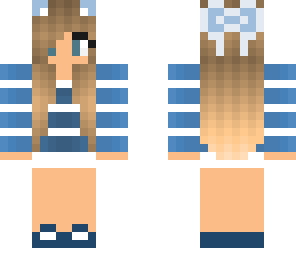 pretty blue girl