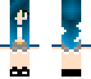 blue hair girl