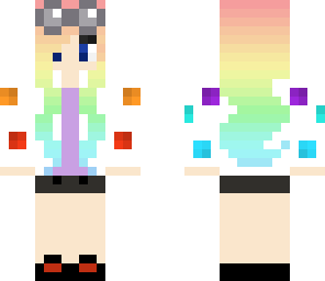 rainbow science girl lol