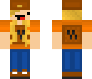 orange jukebox girl