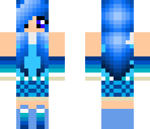 blue girl