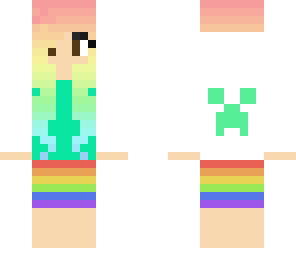rainbow creeper girl
