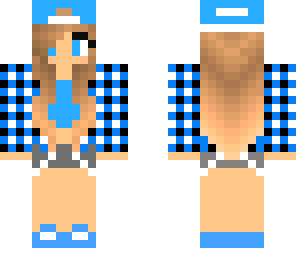 cute blue girl