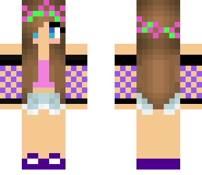 pink and purple girl