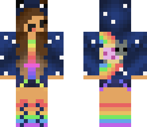 cute rainbow girl 