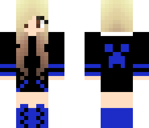 blue creeper girl