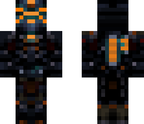 orange space man