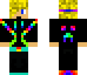me in rainbow costume