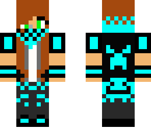 blue gamer girl