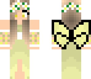 pretty yellow fairy