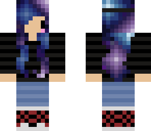 edited chibi galaxy girl