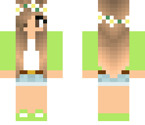 lime flower crown