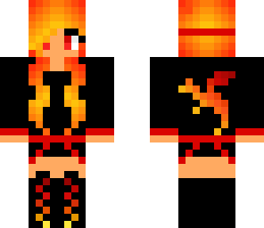cool fire girl