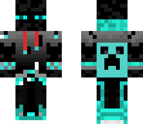 enderman in a creeper jacket