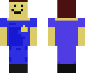 night gaurd with hair and freddy mask