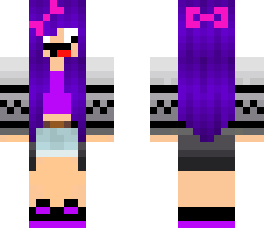 ombre black crazy girl