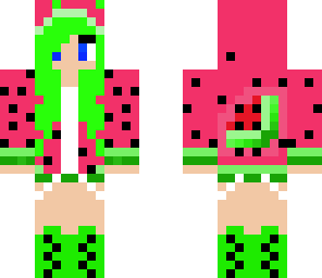 girl watermelon