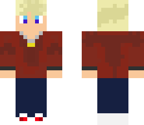 blonde boy with a gold chain
