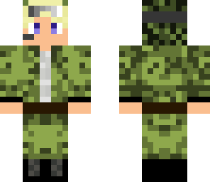 blonde armyman