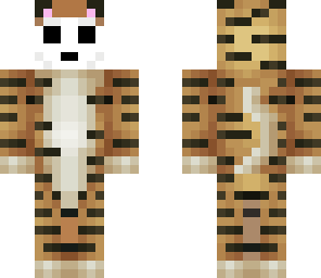 skeleton in a tiger
