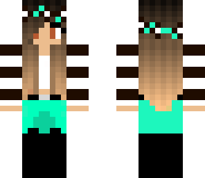 cute horse girl blue 