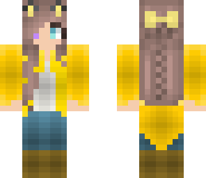 yellow cat ear girl