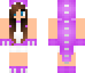 pastel purple dino girl