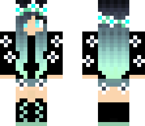 blue hair girl