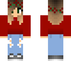 tumblr girl w red sweater