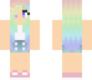 pastel summer girl