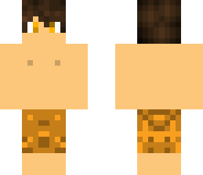 orange teen in bathing suit