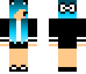 cute blue chibi girl