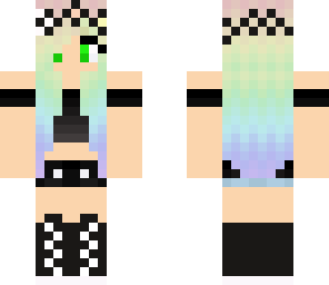 pastel hair girl